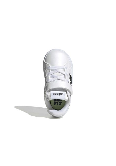 Adidas Grand Court 3.0 Shoes White Black Girls Infant ADIDAS CORE | Sneakers | KH9781-